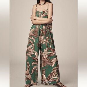 New FARM Rio x Anthropologie Amazonia Printed Jumpsuit